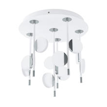 B2B Spec 96968A - 12 LT LED Ceiling Light w/ White & Chrome Finish