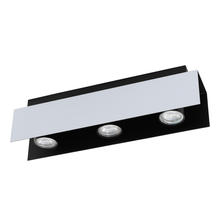 B2B Spec 97396A - 3 LT Fixed Track Light w/ Aluminum & Black Finish & Adjustable Lamp Heads