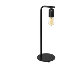 B2B Spec 98065A - 1 LT Open Bulb Metal Table Lamp w/ Black Finish