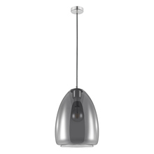 B2B Spec 98614A - 1 LT Pendant w/ Matte Black Finish & Metallic Smoked Glass Shade