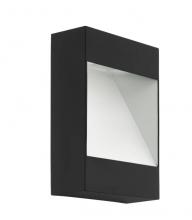 B2B Spec 98095A - Manfria - Outdoor Wall Light, Black & White Finish, Integrated LED