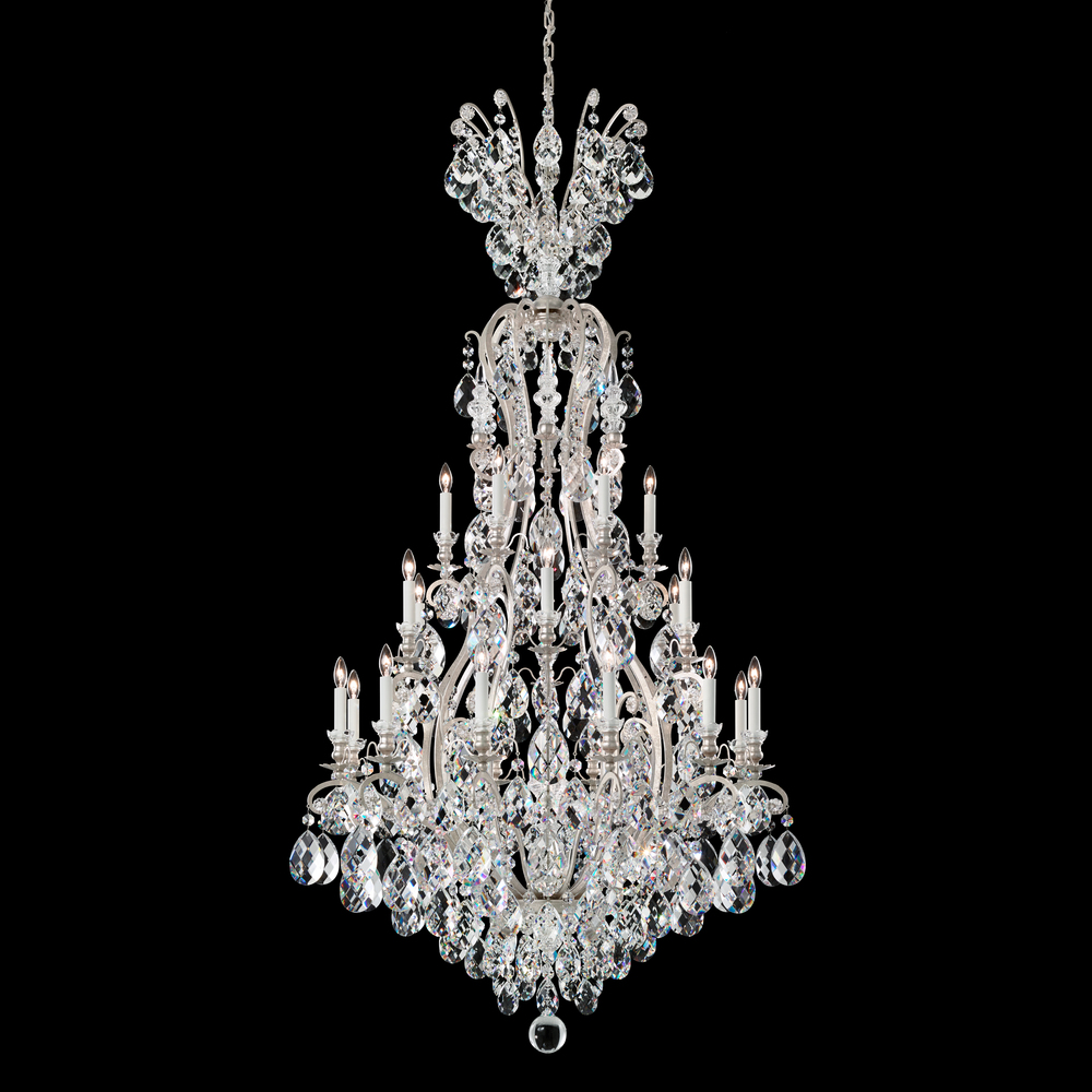 Renaissance 25 Light 120V Chandelier in Etruscan Gold with Heritage Handcut Crystal