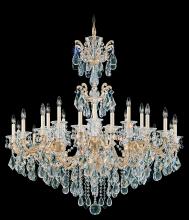 Schonbek 1870 5013-22R - La Scala 24 Light 120V Chandelier in Heirloom Gold with Clear Radiance Crystal