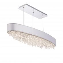 Schonbek 1870 S6336-401RS1 - Eclyptix LED 36in 3000K/3500K/4000K 120V-277V Linear Pendant in Polished Stainless Steel with Clea