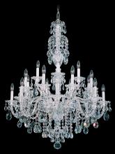 Schonbek 1870 2998-211R - Sterling 20 Light 120V Chandelier in Aurelia with Clear Radiance Crystal