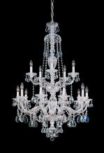 Schonbek 1870 3608-211R - Sterling 15 Light 120V Chandelier in Aurelia with Clear Radiance Crystal