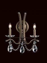 Schonbek 1870 VA8332N-22R - Vesca 2 Light 120V Wall Sconce in Heirloom Gold with Clear Radiance Crystal