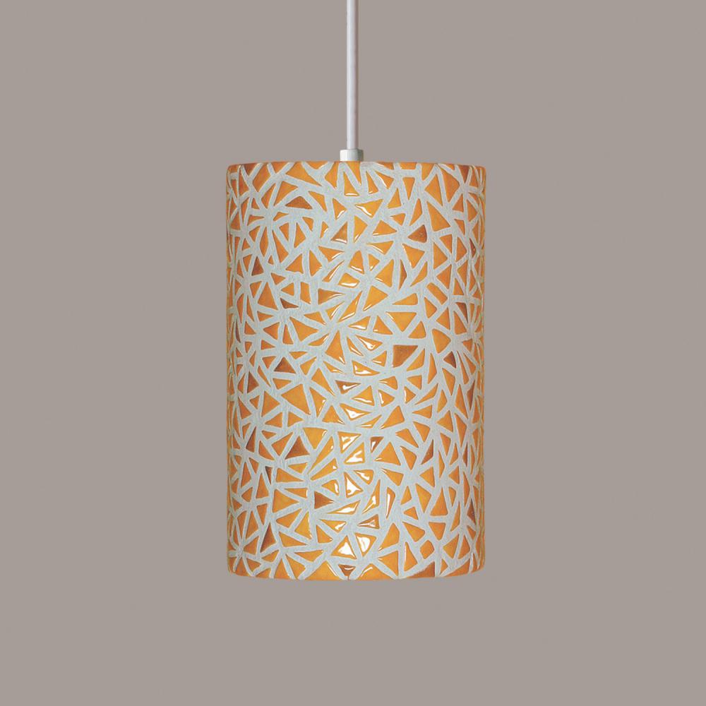 Impact Pendant Sunflower Yellow (White Cord & Canopy)