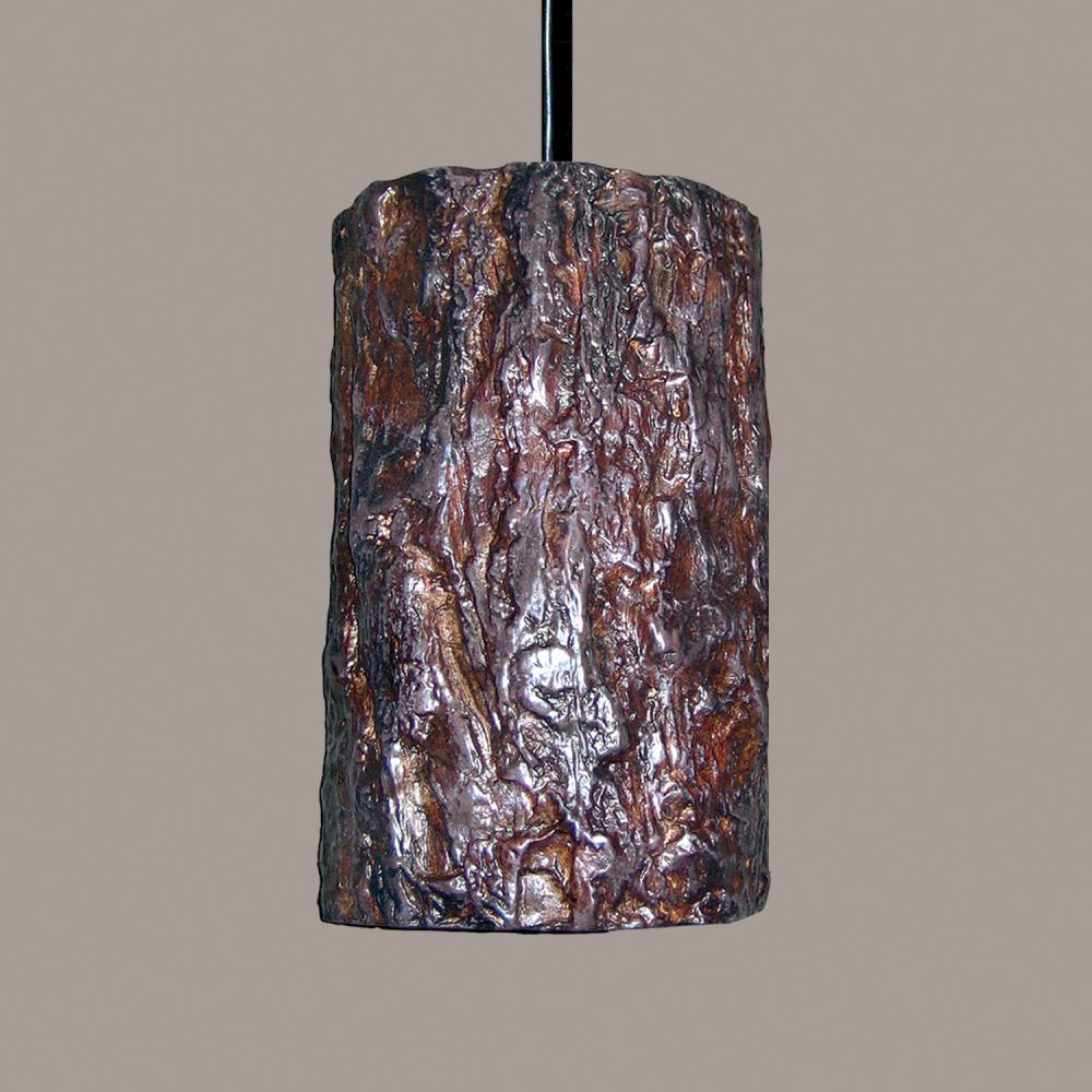 Bark Pendant (Black Cord & Canopy)