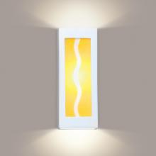 A-19 G1B-1LEDE26 - Amber Wave Wall Sconce with LED bulb included