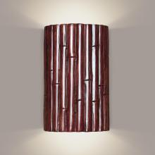 A-19 N20301-CI-1LEDE26 - Bamboo Wall Sconce Cinnamon with LED bulb included