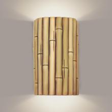 A-19 N20301-NA-1LEDE26 - Bamboo Wall Sconce Natural with LED bulb included