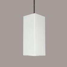 A-19 P1801-1LEDE26-M2-BCC - Timor Pendant: Weathered Bronze (E26 Base Dimmable LED (Bulb included)) (Black Cord & Canopy)