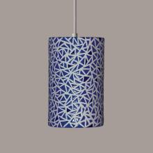 A-19 PM20307-CB-WCC-1LEDE26 - Impact Pendant Cobalt Blue (White Cord & Canopy)