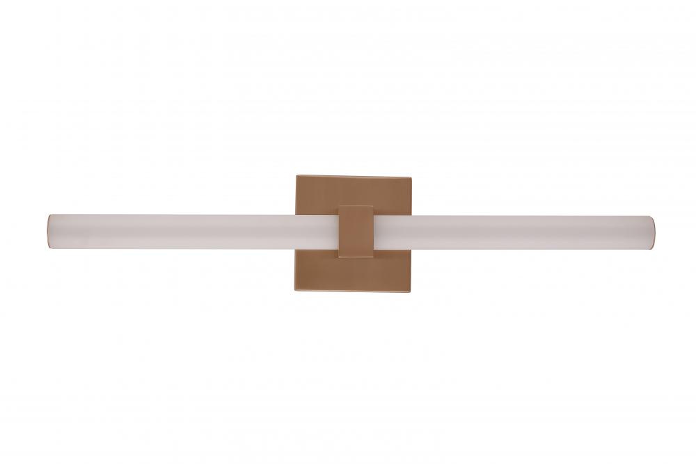 Linear 1 Light LED Vanity in Satin Brass