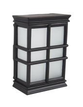 Craftmade CH1505-FB-WG - Hand Carved Window Pane w/White Glass