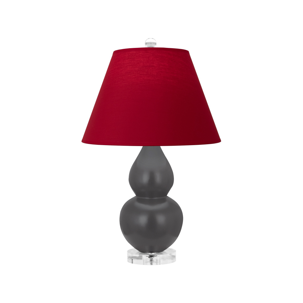Matte Ash Small Double Gourd Accent Lamp