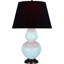 Robert Abbey 1646K - Baby Blue Double Gourd Table Lamp