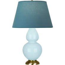 Robert Abbey 1666B - Baby Blue Double Gourd Table Lamp