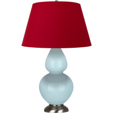 Robert Abbey 1676R - Baby Blue Double Gourd Table Lamp