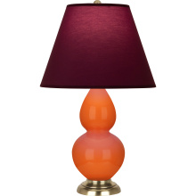 Robert Abbey 1685P - Pumpkin Small Double Gourd Accent Lamp