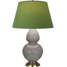 Robert Abbey 1748G - Smokey Taupe Double Gourd Table Lamp