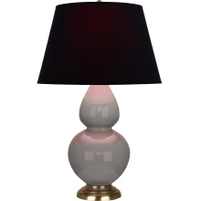 Robert Abbey 1748K - Smokey Taupe Double Gourd Table Lamp