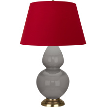 Robert Abbey 1748R - Smokey Taupe Double Gourd Table Lamp
