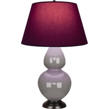 Robert Abbey 1749P - Smokey Taupe Double Gourd Table Lamp