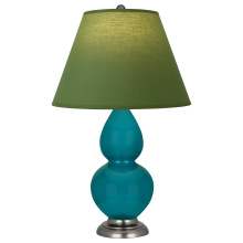 Robert Abbey 1773G - Peacock Small Double Gourd Accent Lamp