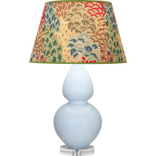 Robert Abbey A676F - Baby Blue Double Gourd Table Lamp