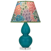 Robert Abbey A773S - Peacock Small Double Gourd Accent Lamp