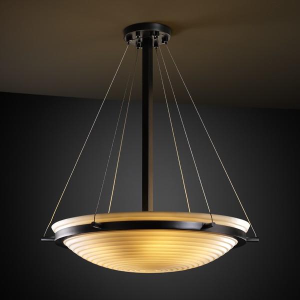 18" LED Pendant Bowl w/ Ring