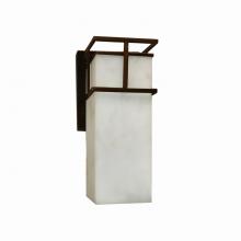 Justice Design Group CLD-8644W-DBRZ - Structure LED 1-Light Large Wall Sconce - Outdoor