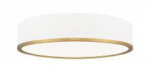 Z-Lite 1018F20-MW-MGLD-LED - 1 Light Flush Mount