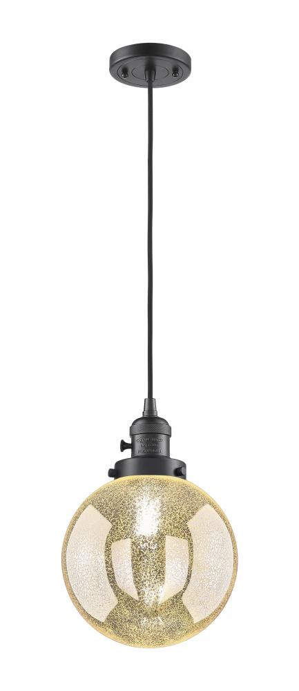 Beacon - 1 Light - 8 inch - Oil Rubbed Bronze - Cord hung - Mini Pendant
