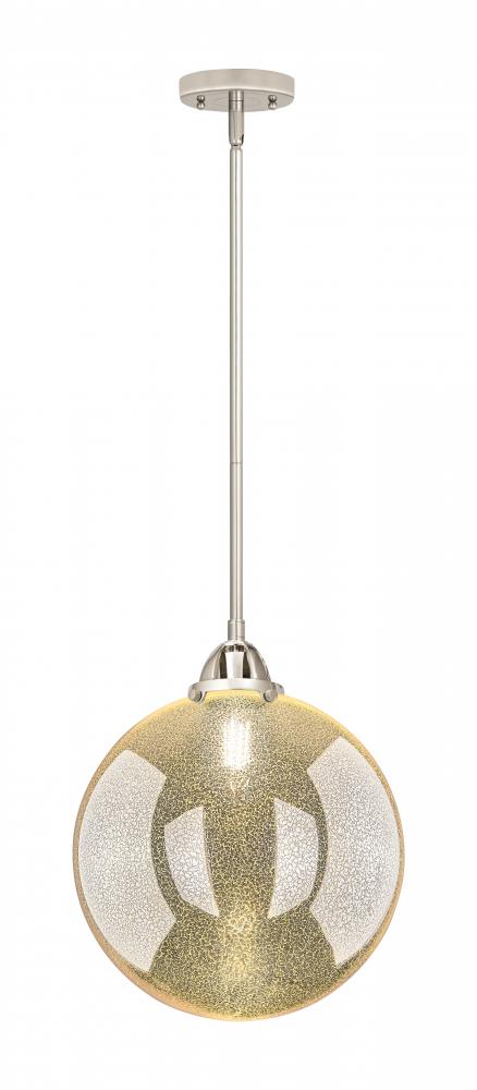Beacon - 1 Light - 12 inch - Polished Nickel - Cord hung - Mini Pendant