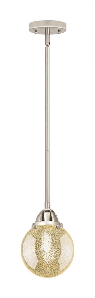Beacon - 1 Light - 6 inch - Polished Nickel - Cord hung - Mini Pendant