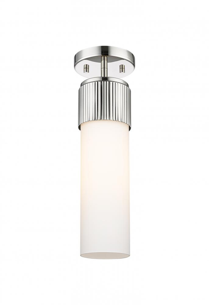 Bolivar - 1 Light - 5 inch - Polished Nickel - Flush Mount