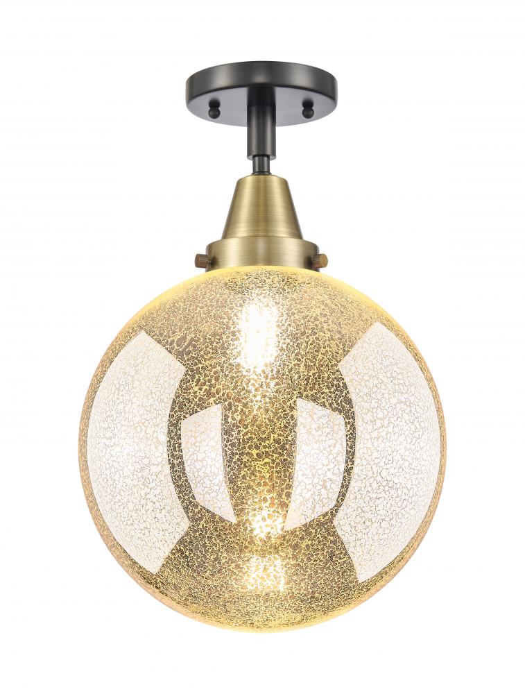 Beacon - 1 Light - 10 inch - Black Antique Brass - Flush Mount