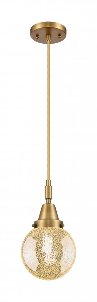 Beacon - 1 Light - 6 inch - Brushed Brass - Mini Pendant