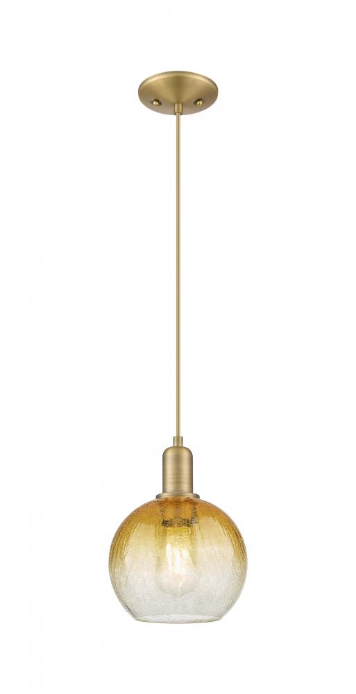 Brookhaven Globe - 1 Light - 6 inch - Black Antique Brass - Cord hung - Mini Pendant