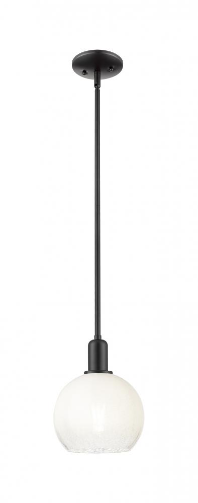 Brookhaven Globe - 1 Light - 6 inch - Matte Black - Mini Pendant