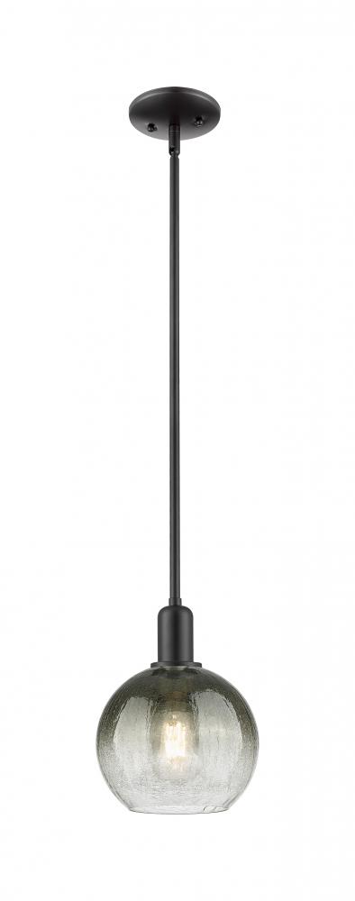 Brookhaven Globe - 1 Light - 6 inch - Matte Black - Mini Pendant