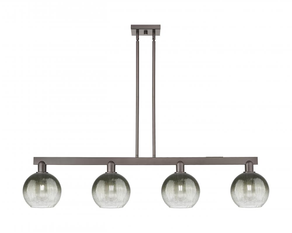Brookhaven Globe - 4 Light - 48 inch - Oil Rubbed Bronze - Cord hung - Island Light