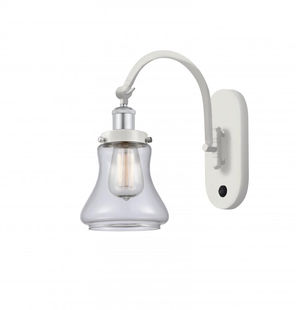 Bellmont - 1 Light - 7 inch - White Polished Chrome - Adjustable Swing Arm
