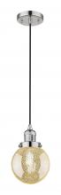 Innovations Lighting 201C-PN-G208-6 - Beacon - 1 Light - 6 inch - Polished Nickel - Cord hung - Mini Pendant