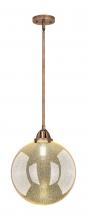 Innovations Lighting 288-1S-AC-G208-12 - Beacon - 1 Light - 12 inch - Antique Copper - Cord hung - Mini Pendant