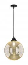 Innovations Lighting 288-1S-BK-G208-12 - Beacon - 1 Light - 12 inch - Matte Black - Cord hung - Mini Pendant