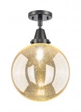 Innovations Lighting 447-1C-BK-G208-10 - Beacon - 1 Light - 10 inch - Matte Black - Flush Mount